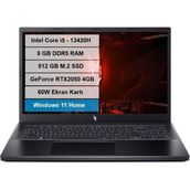 Nitro V15 Intel I5 13420H 8gb 512GB SSD RTX2050-4GB 15.6" Fhd 144hz W11 Home Notebook NH.QNDEY.002