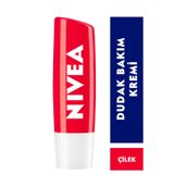 Nivea Çilek Aromalı 4.8 gr Dudak Bakım Kremi