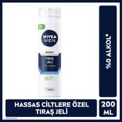 Nivea Men Erkek Hassas Ciltler İçin Koruyucu 200 ml Tıraş Jeli
