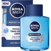 Nivea Protect Care 100 ml Hızlı Ferahlama Aloe Vera Erkek Tıraş Sonrası Losyon