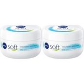 Nivea Soft 2x300 ml El Yüz Vücut Nemlendirici Bakım Kremi