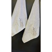 Nivemes Home Karacan Paulina Gri 50x85 Yüz Havlusu