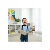 nivra sepet 1-10 Yaş Çocuk Pantolon Askısı ve Papyon – Hediyelik Set