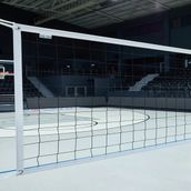 Nodes Voleybol Filesi Ağı - Standart - 100*700CM - 100 x 700 cm - Siyah - Beyaz