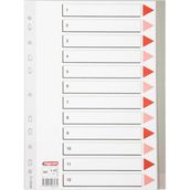 Noki 1-12 Rakamlı Plastik A4 Seperatör