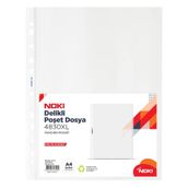 Noki 4830XL A4 55 Mikron 100 Adet Delikli Poşet Dosya