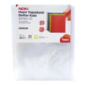 Noki 60160 A4 10'lu Şeffaf Yapışkanlı Hazır Defter Kabı