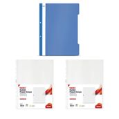 Noki Poşet 4830XL 100'lü 2 Adet Dosya+Noki Mavi 50'li Eco Telli Dosya