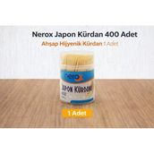 Norino Nerox Japon Kürdan 400 Adet Ahşap Hijyenik Kürdan 1 Adet