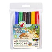 Nova Color 6 Renk Jumbo Keçeli Kalem