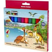 Nova Color NC-873 12'li Set Maxi Keçeli Kalem