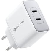 Novoo GaN 35 Watt 2 Portlu USB-C PD Beyaz Hızlı Şarj Cihazı