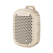 NowGo Lava Clip 5W Klipsli Su Geçirmez Taşınabilir Bej Mini Bluetooth Hoparlör