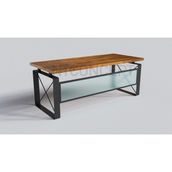 Ntconcept Levva Masif Ağaç Ofis ve Çalışma Masası - Ebat Seçenekli - 85x230 cm - Açık Ceviz