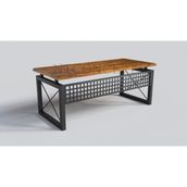 Ntconcept Pena Masif Ağaç Ofis ve Çalışma Masası - Ebat Seçenekli - 85x160 cm - Açık Ceviz