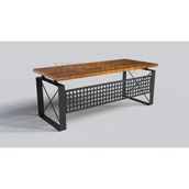 Ntconcept Terra Masif Ağaç Ofis ve Çalışma Masası - Ebat Seçenekli - 100x220 cm - Açık Ceviz