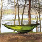 Nurgaz Campout Cibinlikli Yeşil Hamak