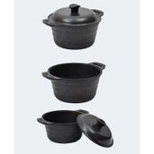 Nurgaz Campout Granit Döküm 24 cm Kamp Tenceresi