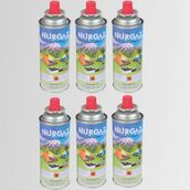 Nurgaz NG207 6x220 g Kamp Ocak Gaz Kartuş