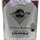 Nuri Toplar 500 gr Colombia Supremo Çekirdeği Filtre Kahvesi