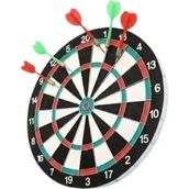 Nurton 17 Inç Dart Tahtası Sağlam Ahşap Gövde ve Uzun Ömürlü Kullanım - Adaçayı Yeşili