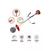 Nuspower Yan Tip Benzinli 58 Cc 5.9 Hp Motorlu Ot Çalı Tırpanı Ultra Profesyonel