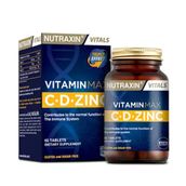 Nutraxin Vitamin Max C-D-Zinc İçeren 60 Tablet