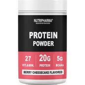 Nutripharma Protein Tozu – Berry Cheesecake | 20 G Protein, 27 Vitamin & Mineral | 464 G, 16 Servis