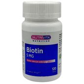 Nutrivita Biotin 5 mg 120 Tablet