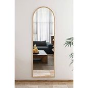 Nysamo 120 cm Safir Meşe Kubbe Duvar Aynası