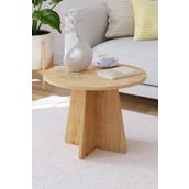 OBİ Atölye Mantar Orta Sehpa Yuvarlak Orta Sehpa 58 cm - Safir Meşe