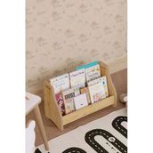 OBİ Atölye Montessori Zemin Kitaplığı 2 Katlı Yer Kitaplığı Mini Çocuk Kitaplık - Safir Meşe