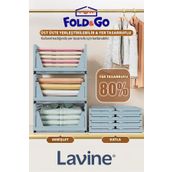 obido Lavine *3 Adet* Çok Amaçlı Kayar Raf Dolap Içi Kıyafet Ve Ev Aksesuarı Düzenleyici ”bebe Mavisi”