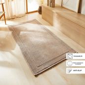 Ocean Home Textile 120x180 cm Yıkanabilir Pamuklu Bej Renk Kilim