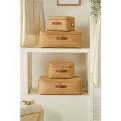 Ocean Home Textile 30x22x18 / 52x28x21 cm 4'lü Jüt 2 Adet Hurç Set