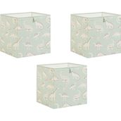 Ocean Home Textile 33x30x33 cm 3'lü Çocuk Odası Dinozor Kutu Set