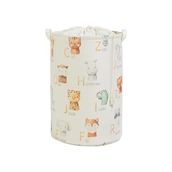 Ocean Home Textile 36x48 cm Çocuk Odası Ağzı Büzgülü Sevimli Hayvanlar Oyuncak Sepeti