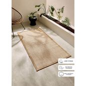 Ocean Home Textile 80x150 cm Leke Tutmaz İç Dış Mekan Bej Renk Balıksırtı Halı Kilim