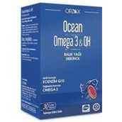 Ocean Omega-3 QH Koenzim Q10 30 Kapsül Balık Yağı