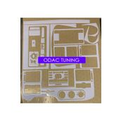ODAC TUNING Ford Transit 2006 - 2013 Torpido, Konsol, Trim, Göğüs Maun Kaplama Beyaz Renk Özel Dizayn