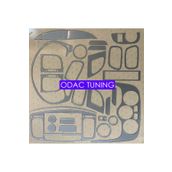 ODAC TUNING Hyundai Accent Era Full Set Torpido, Konsol, Trim, Göğüs Kaplama Set Gümüş Gri Renk Özel Dizayn