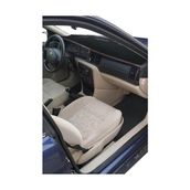 Odea Opel Vectra B Kasa ile Uyumlu Torpido Koruma Kaplama Halısı Torpido Koruyucu Örtü (1995-2002) - 00-Siyah - Beyaz