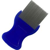 Odea Profesyonel Metal Dişli Bit ve Pire Temizleme Tarağı - Mavi