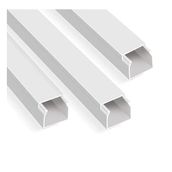 Odta 4 Metre (12x12mm) Kendinden Yapışkanlı Kablo Kanalı | 4m (10 Adet x 40cm) Kablo Gizleyici