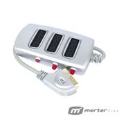 OEM Scart Dağıtıcı 3'lü Silver Butonlu