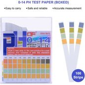 Of Ph Ölçer Test Kağıdı 100 Adet 0-14 Ph Metre Ölçüm Turnusol Kağıdı Kolay Kullanım İçin