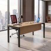 Ofisimi Basic Çalışma Masası Ofis Masası 140 cm (Meşe/Antrasit)