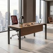 Ofisimi Basic Çalışma Masası Ofis Masası 180 cm (Amber Ceviz-Antrasit)