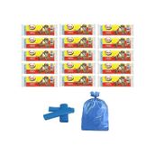 Ögem Büyük Boy Mavi 65x80 cm 10'lu Çöp Torbası (15 adet)