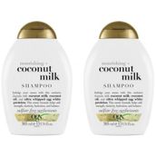 OGX Coconut Milk 2x385 ml Besleyici Şampuan